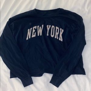 Brandy Melville New York long sleeve tee